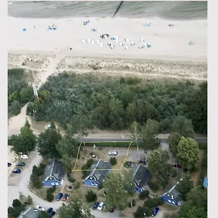 Blaues Strandhaus Hinter Der Düne - Erste Reihe - Ferienhaus *