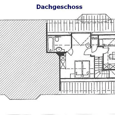 Blaues Strandhaus Hinter Der Düne - Erste Reihe -